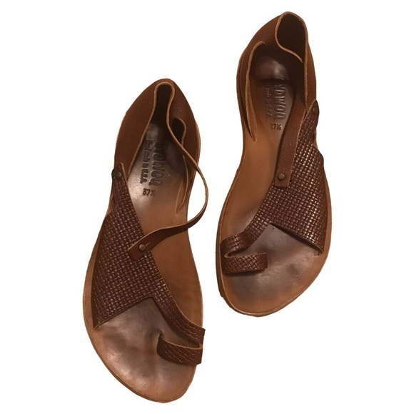 cydwoq Shoes - CYDWOQ Voter Brown Leather Handmade Sandals